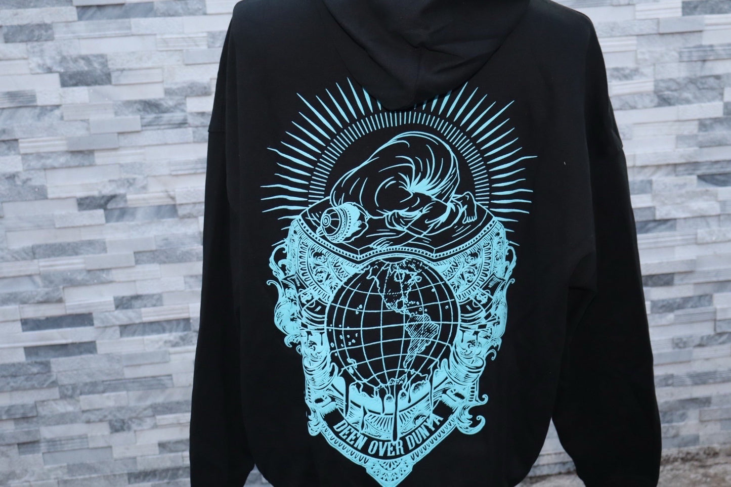 Graffiti Deen Over Dunya puff print