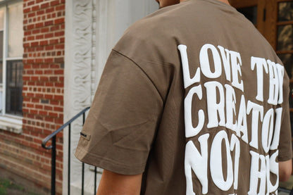 Faith First Tee - Brown