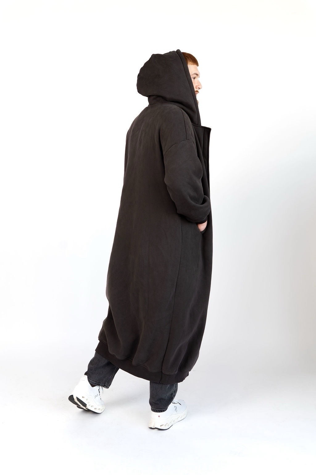 Shadow Maxi Hoodie - Storm Gray