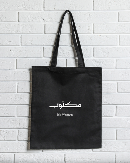 Maktoob - it's written Tote Bag - Meaningful and Inspiring - Destiny