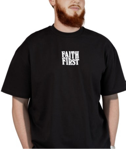 Faith First Tee - Black