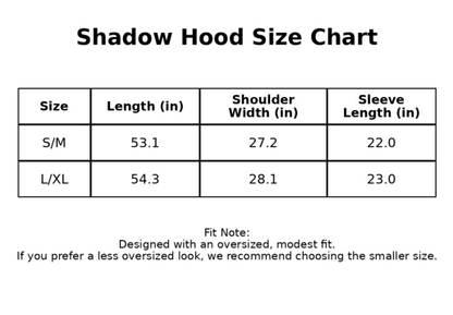 Shadow Maxi Hoodie - Storm Gray