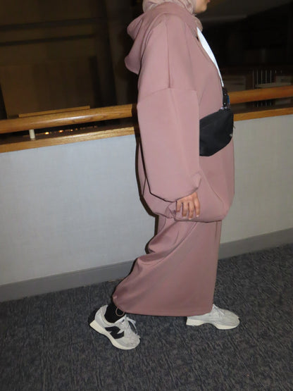 Maxi Hooded Skirt Set